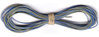 PVC-Schaltlitze, LifY 0,04 mm², blau-gelb